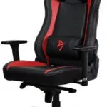 Arozzi Vernazza Καρέκλα Gaming Δερματίνης με Ρυθμιζόμενα Μπράτσα Μαύρο / Κόκκινο