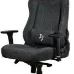 Arozzi Vernazza XL Υφασμάτινη Καρέκλα Gaming με Ρυθμιζόμενα Μπράτσα Μαύρη