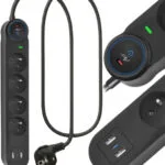 Art Πολύπριζο 4 Θέσεων με 2 USB-A, USB-C και Καλώδιο 1.5m