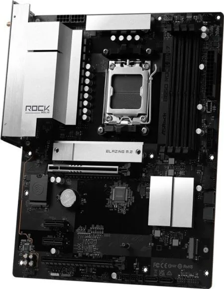 ASRock B650 Rock WiFi 7 Motherboard ATX με AMD AM5 Socket 90-MXBUY0-A0UAYZ ASRock B650 Rock WiFi 7 Motherboard ATX με AMD AM5 Socket 90-MXBUY0-A0UAYZ - Image 1