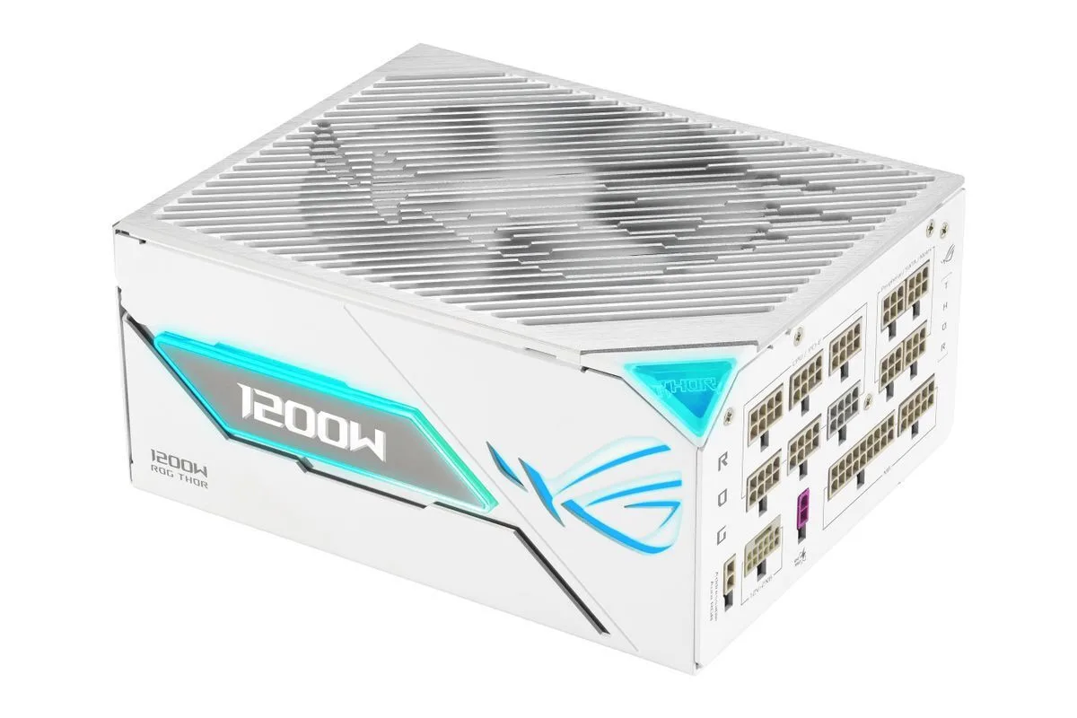 Asus ROG Thor 1200P3 1200W Λευκό Τροφοδοτικό Υπολογιστή Full Modular 80 Plus Platinum Asus ROG Thor 1200P3 1200W Λευκό Τροφοδοτικό Υπολογιστή Full Modular 80 Plus Platinum - Image 1