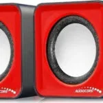 Audiocore Audiocore AC870 Ηχεία Υπολογιστή 2.0 με Ισχύ 6W Κόκκινα