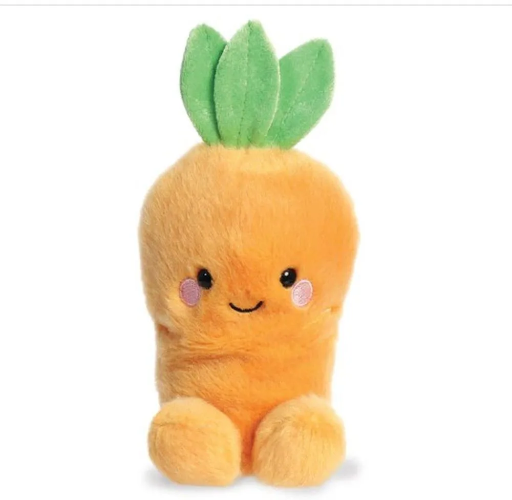 Aurora Palm Pals Cheerful Carrot 13cm 82054 Aurora Palm Pals Cheerful Carrot 13cm 82054 - Image 1