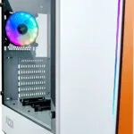 Azza Apollo 430 Gaming Midi Tower Κουτί Υπολογιστή με Πλαϊνό Παράθυρο και RGB Φωτισμό Λευκό