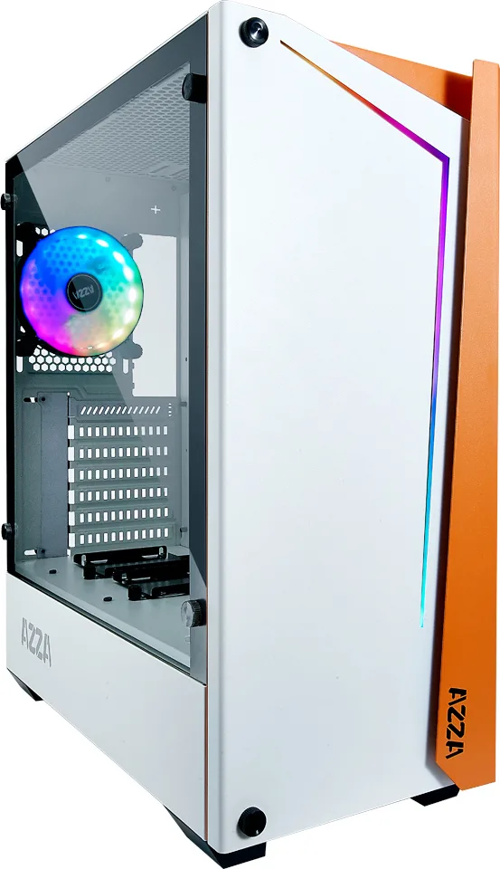 Azza Apollo 430 Gaming Midi Tower Κουτί Υπολογιστή με Πλαϊνό Παράθυρο και RGB Φωτισμό Λευκό Azza Apollo 430 Gaming Midi Tower Κουτί Υπολογιστή με Πλαϊνό Παράθυρο και RGB Φωτισμό Λευκό - Image 1