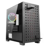 Azza Elise Gaming Midi Tower Κουτί Υπολογιστή με Πλαϊνό Παράθυρο και RGB Φωτισμό Μαύρο
