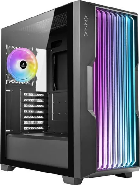 Azza Guardian Glass Gaming Midi Tower Κουτί Υπολογιστή με Πλαϊνό Παράθυρο και ARGB Φωτισμό Glass White Azza Guardian Glass Gaming Midi Tower Κουτί Υπολογιστή με Πλαϊνό Παράθυρο και ARGB Φωτισμό Glass White - Image 1