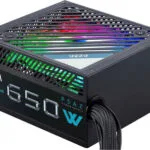 Azza PSAZ-650W RGB 650W Μαύρο Τροφοδοτικό Υπολογιστή Full Wired 80 Plus Bronze