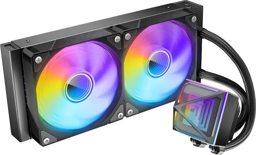Azza Pyramid 240 Υδρόψυξη AIO CPU με 2 Ανεμιστήρες 120mm και ARGB Φωτισμό Azza Pyramid 240 Υδρόψυξη AIO CPU με 2 Ανεμιστήρες 120mm και ARGB Φωτισμό - Image 1