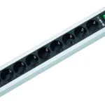 Bachmann Πολύπριζο 9 Θέσεων με USB-A και Καλώδιο 1.75m Ασημί 330.072