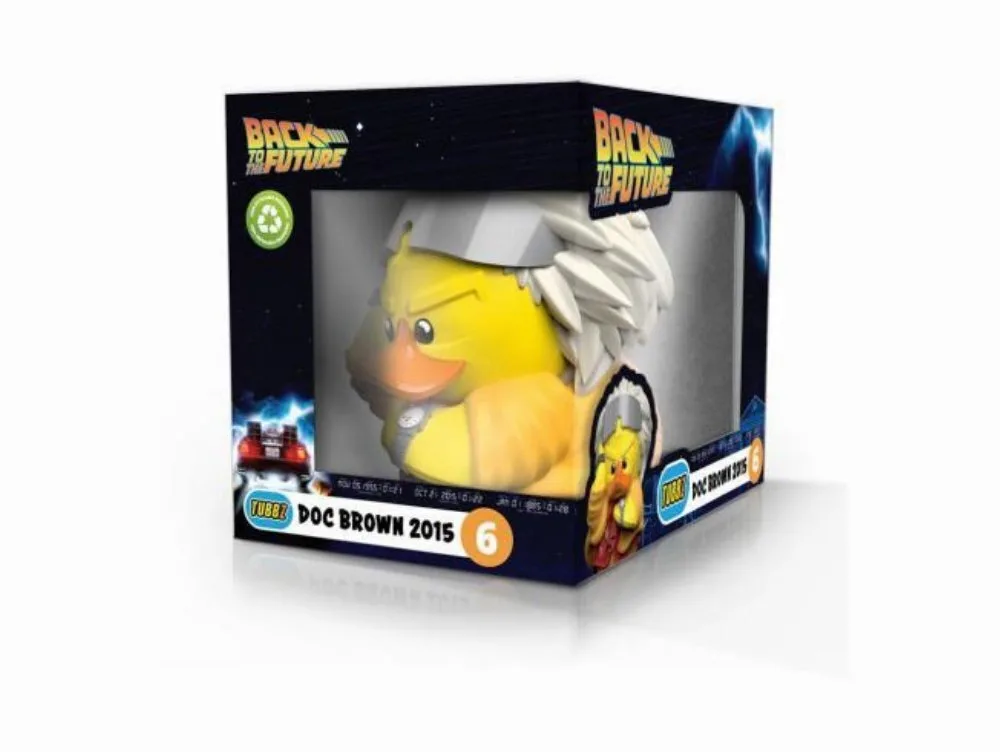 Back To Future Boxed Tubbz Doc Brown 2015 #6 Φιγούρα Παπάκι Μπάνιου 10cm Back To Future Boxed Tubbz Doc Brown 2015 #6 Φιγούρα Παπάκι Μπάνιου 10cm - Image 1