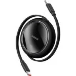 Baseus Free2Draw Retractable USB 2.0 Cable USB-C male - USB-C 100W PD Μαύρο 1m P10364500111-00
