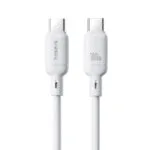 Baseus Series USB 2.0 Cable USB-C male - USB-C 100W Λευκό 1m P10377704213-00