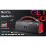 Beatbox 18 Ηχείο Bluetooth 20W με Ραδιόφωνο και Διάρκεια Μπαταρίας έως 7 ώρες Μαύρο