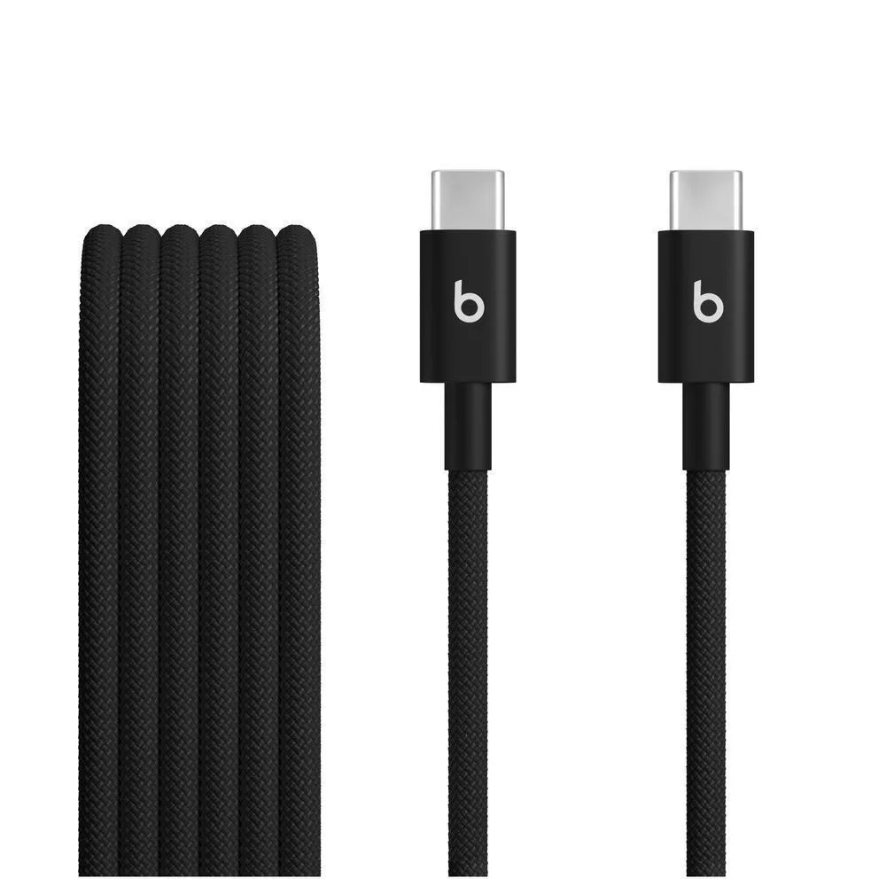 Beats USB 2.0 Cable USB-C male - USB-C 60W Μαύρο 1.5m MDGA4EE/A Beats USB 2.0 Cable USB-C male - USB-C 60W Μαύρο 1.5m MDGA4EE/A - Image 1