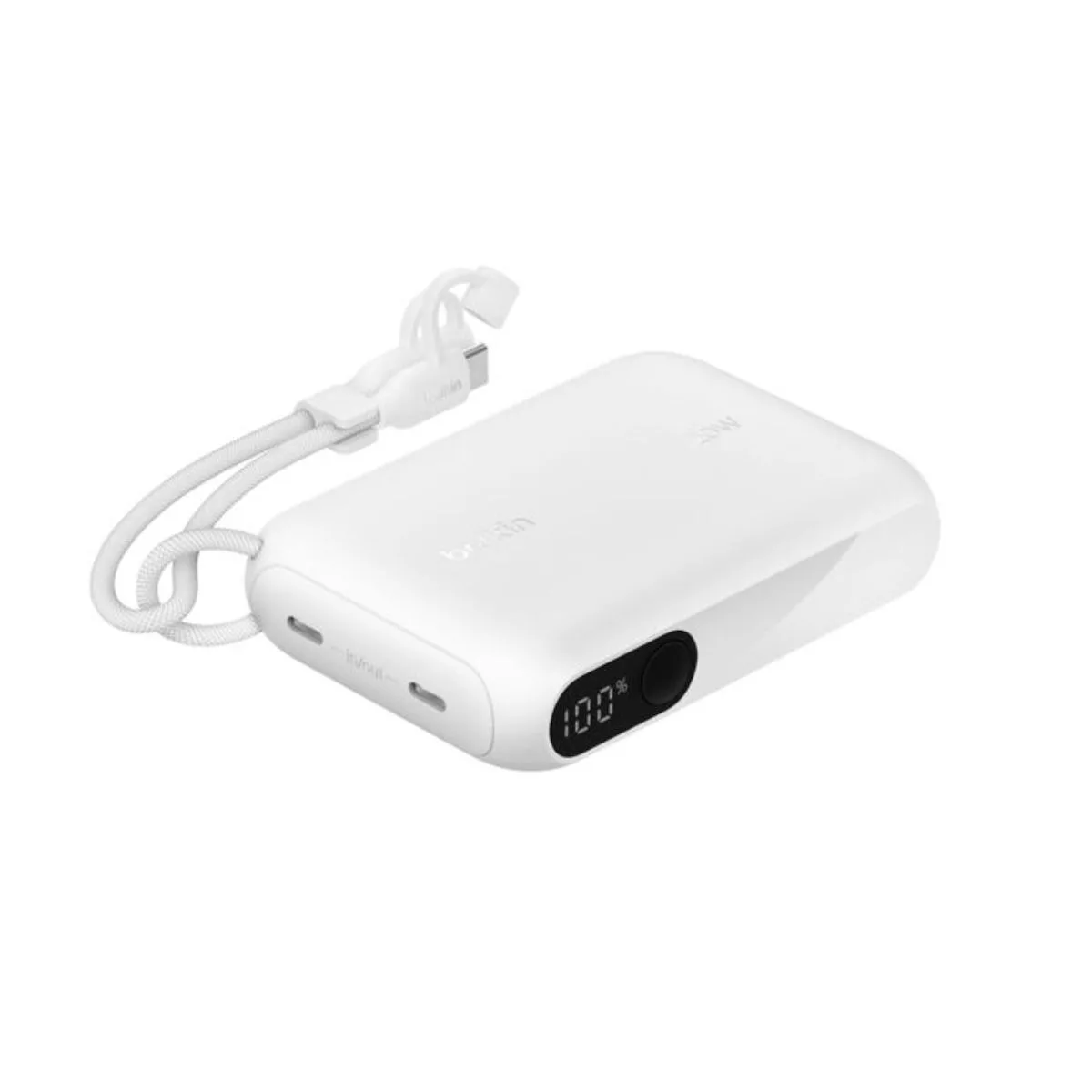 Belkin Power Bank 10000mAh 20W με 2 Θύρες USB-C Power Delivery Λευκό Belkin Power Bank 10000mAh 20W με 2 Θύρες USB-C Power Delivery Λευκό - Image 1