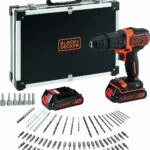 Black & Decker BDCHD18BAFC Κρουστικό Δραπανοκατσάβιδο Μπαταρίας 18V 2x1.5Ah