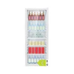 Bomann Bomann Ksg 7292 White Glass Door Refrigerator 143cm