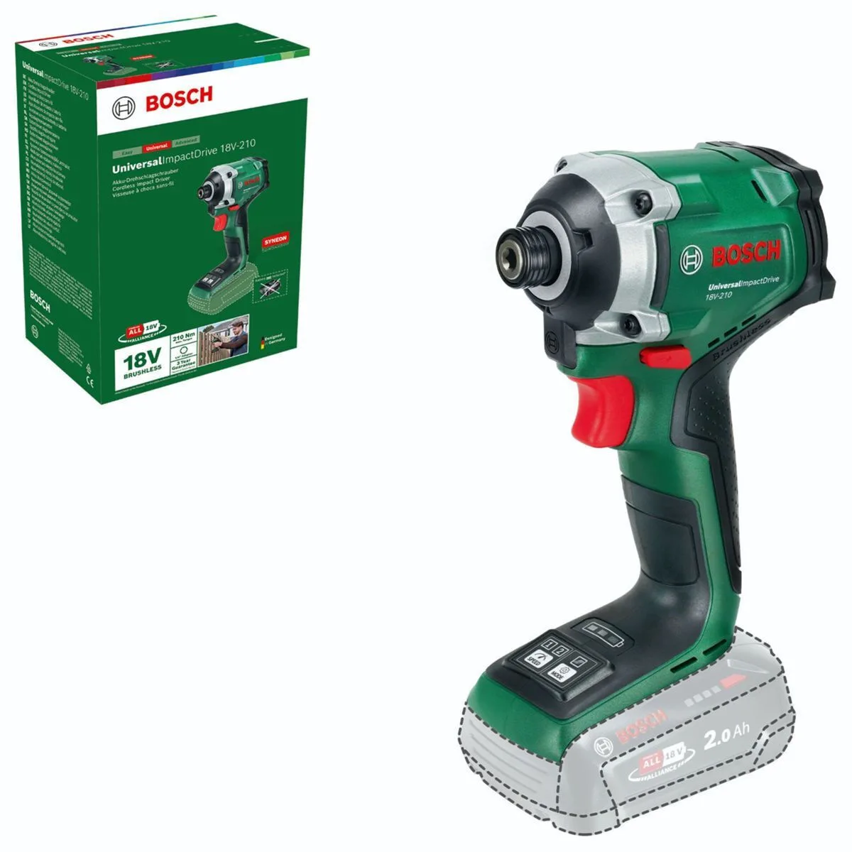 Bosch 06039E7000 Παλμικό Κατσαβίδι Μπαταρίας Solo Brushless 18V Bosch 06039E7000 Παλμικό Κατσαβίδι Μπαταρίας Solo Brushless 18V - Image 1