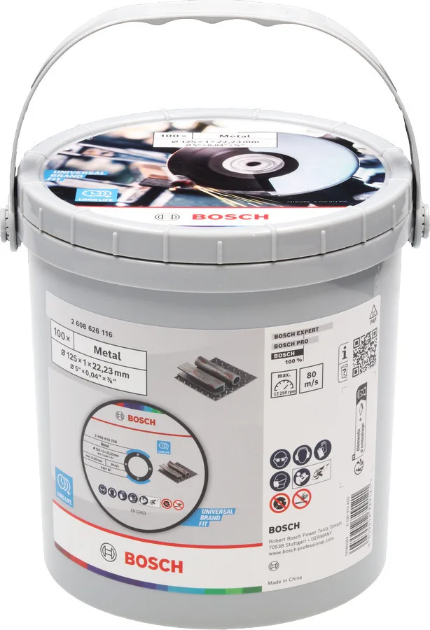 Bosch Δίσκος Κοπής Μετάλλου 125mm 100τμχ 2608626116 Bosch Δίσκος Κοπής Μετάλλου 125mm 100τμχ 2608626116 - Image 1
