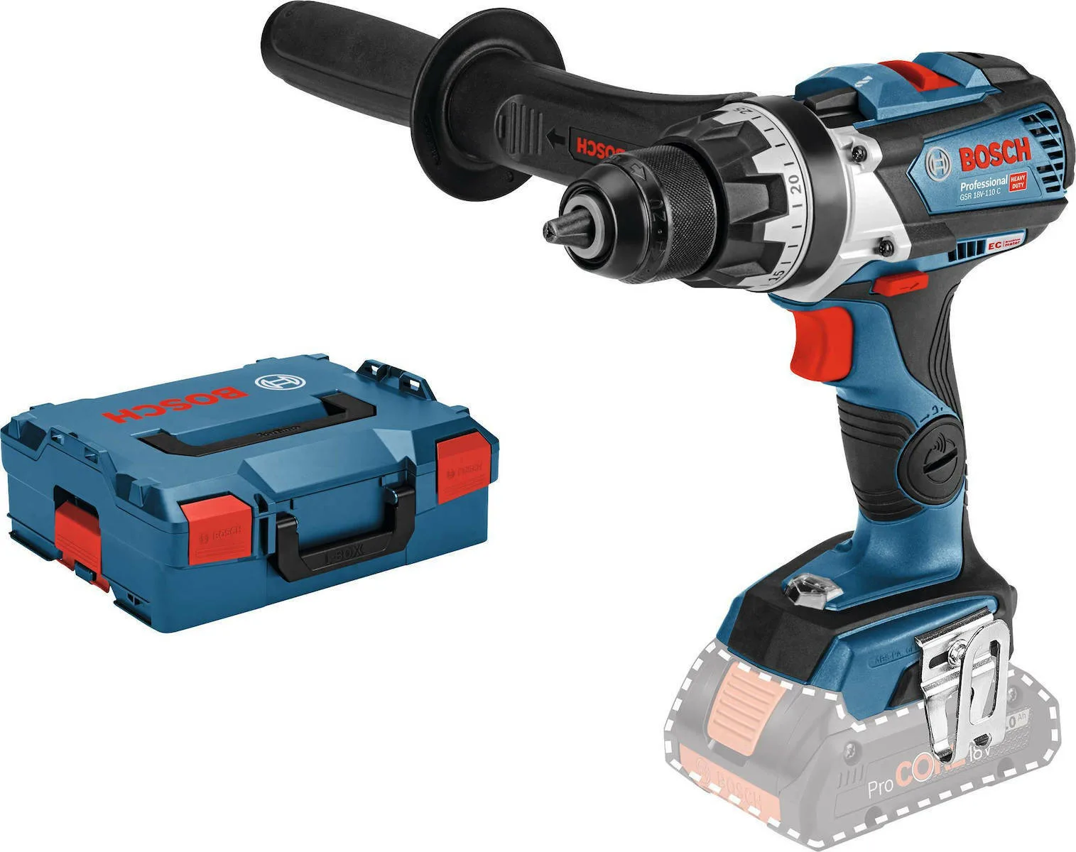 Bosch GSR 18V-110C Δραπανοκατσάβιδο Μπαταρίας Solo Brushless 18V Bosch GSR 18V-110C Δραπανοκατσάβιδο Μπαταρίας Solo Brushless 18V - Image 1