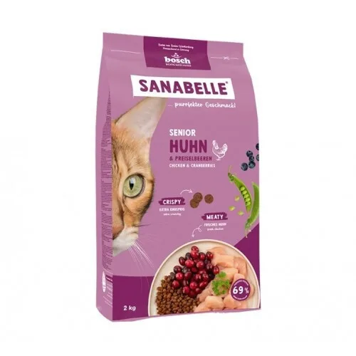 Bosch Petfood Concepts Ξηρά Τροφή για Ηλικιωμένες Γάτες με Πουλερικά / Κοτόπουλο / Ρύζι / Κρέας 2kg Bosch Petfood Concepts Ξηρά Τροφή για Ηλικιωμένες Γάτες με Πουλερικά / Κοτόπουλο / Ρύζι / Κρέας 2kg - Image 1