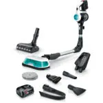 Bosch ProHygienic Επαναφορτιζόμενη Σκούπα Stick 18V Τιρκουάζ