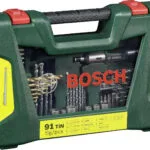 Bosch V-Line Σετ 91 Τρυπάνια Τιτανίου με Κυλινδρικό Στέλεχος για Μέταλλο και Ξύλο 2607017195