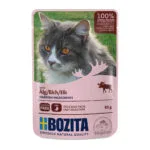 Bozita Chunks In Sause Υγρή Τροφή για Ενήλικες Γάτες σε Φακελάκι με Ελάφι 85gr