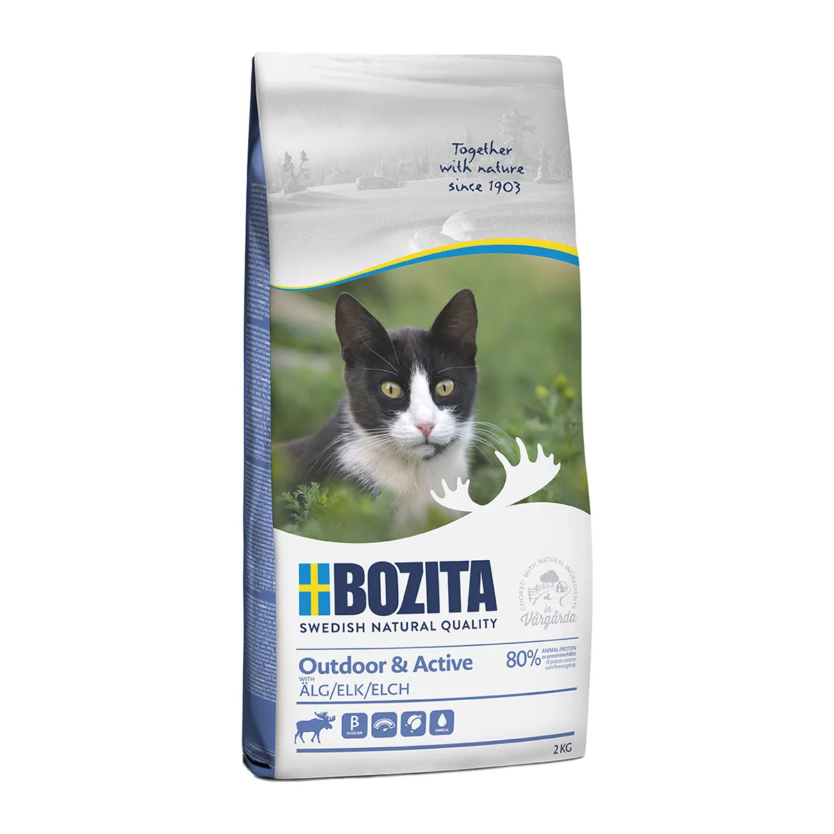 Bozita Outdoor & Active Ξηρά Τροφή Γάτας με Ελάφι 2kg Bozita Outdoor & Active Ξηρά Τροφή Γάτας με Ελάφι 2kg - Image 1