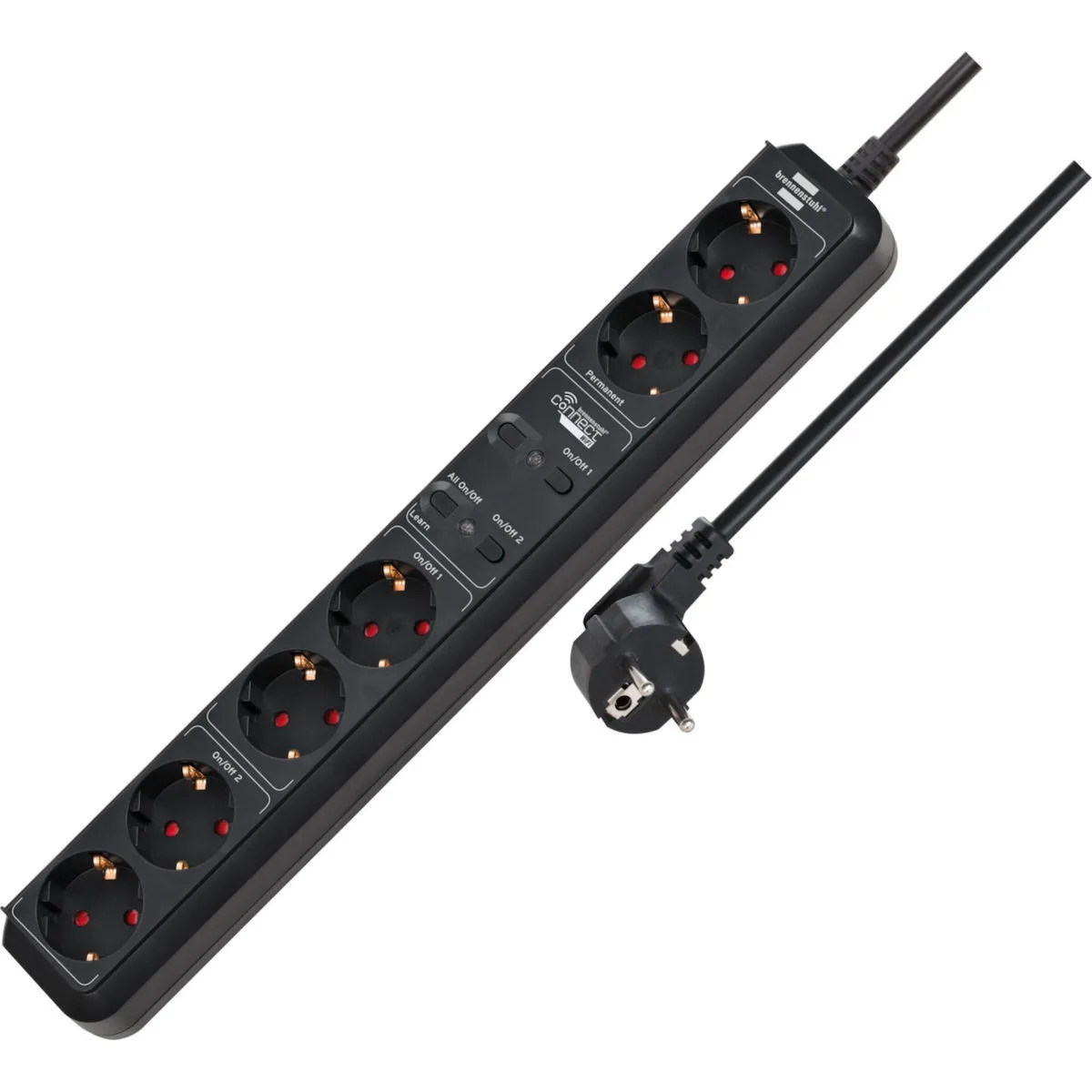 Brennenstuhl Eco-line Smart Πολύπριζο 6 Θέσεων με Καλώδιο 1.5m 1159760946 Brennenstuhl Eco-line Smart Πολύπριζο 6 Θέσεων με Καλώδιο 1.5m 1159760946 - Image 1