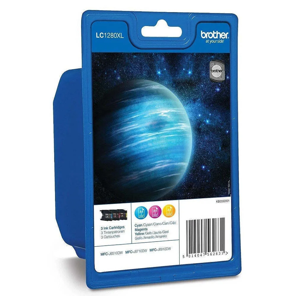 Brother LC-1280XLRBWBP Γνήσιο Πακέτο Μελανιών Εκτυπωτή InkJet Πολλαπλό (Color) (LC-1280XLRBWBP) Brother LC-1280XLRBWBP Γνήσιο Πακέτο Μελανιών Εκτυπωτή InkJet Πολλαπλό (Color) (LC-1280XLRBWBP) - Image 1