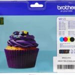 Brother LC123 Γνήσιο Πακέτο 4 Μελανιών Εκτυπωτή InkJet Κίτρινο / Κυανό / Ματζέντα / Μαύρο (LC-123VALBP)