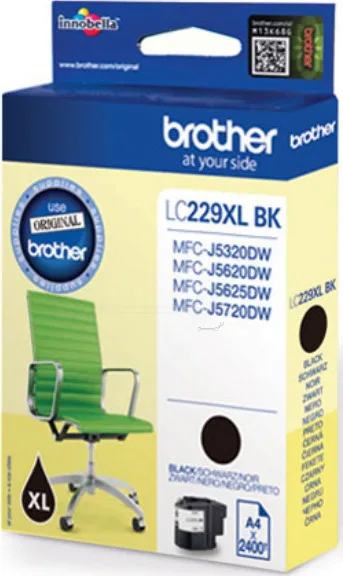 Brother LC229XL Γνήσιο Μελάνι Εκτυπωτή InkJet Μαύρο (LC-229XLBK) Brother LC229XL Γνήσιο Μελάνι Εκτυπωτή InkJet Μαύρο (LC-229XLBK) - Image 1