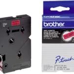 Brother TC-401 Ταινία Ετικετογράφου 7.7m x 12mm σε Μαύρο Χρώμα TC-401