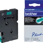 Brother TC-701 Ταινία Ετικετογράφου 7.7m x 12mm σε Πράσινο Χρώμα TC-701