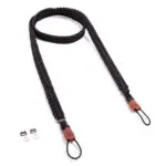 C-rope Camera Strap Traveler Hand-braided From Paracord Shoulder Strap Quick Release 140cm Black