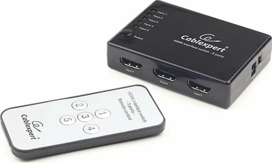 Cablexpert DSW-HDMI-53 HDMI Switch Cablexpert DSW-HDMI-53 HDMI Switch - Image 1