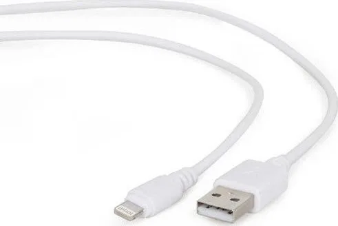 Cablexpert Regular USB to Lightning Cable Λευκό 1m (CC-USB2-AMLM-W-1M) Cablexpert Regular USB to Lightning Cable Λευκό 1m (CC-USB2-AMLM-W-1M) - Image 1