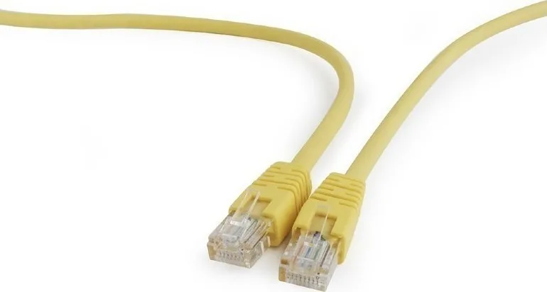 Cablexpert U/UTP Cat.5e (Gigabit) Καλώδιο Δικτύου Ethernet 2m Κίτρινο PP12-2M/Y Cablexpert U/UTP Cat.5e (Gigabit) Καλώδιο Δικτύου Ethernet 2m Κίτρινο PP12-2M/Y - Image 1