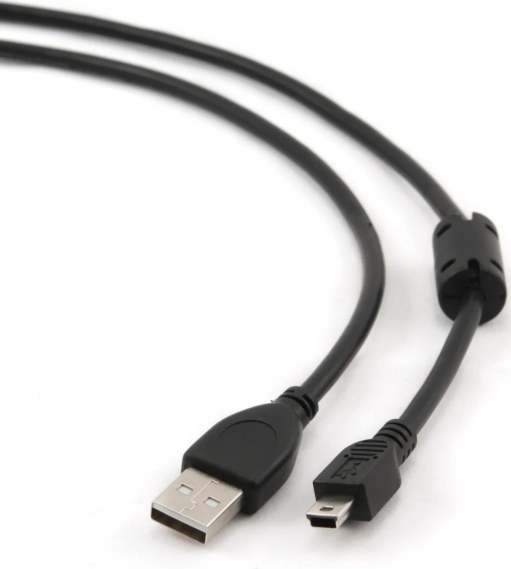 Cablexpert USB 2.0 Cable USB-A male - mini USB-B male 1.8m (CCF-USB2-AM5P-6) Cablexpert USB 2.0 Cable USB-A male - mini USB-B male 1.8m (CCF-USB2-AM5P-6) - Image 1