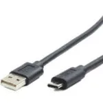 Cablexpert USB 2.0 Cable USB-C male - USB-A 36W Μαύρο 1m CC-USB2-AMCM-1M