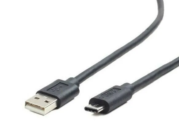 Cablexpert USB 2.0 Cable USB-C male - USB-A 36W Μαύρο 1m CC-USB2-AMCM-1M Cablexpert USB 2.0 Cable USB-C male - USB-A 36W Μαύρο 1m CC-USB2-AMCM-1M - Image 1