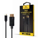 Cablexpert USB 3.1 Video Cable USB-C male - DisplayPort Μαύρο 2m A-CM-DPM-01