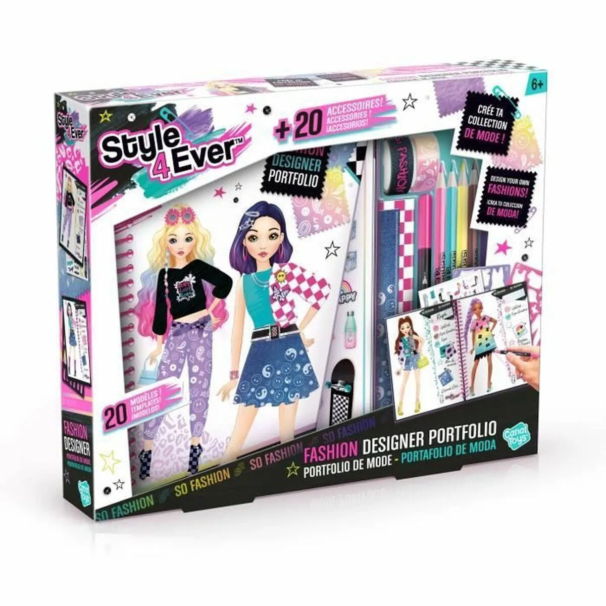 Canal Toys Παιδική Χειροτεχνία Style For Ever Fashion Designer για Παιδιά 3+ Ετών 7597518 Canal Toys Παιδική Χειροτεχνία Style For Ever Fashion Designer για Παιδιά 3+ Ετών 7597518 - Image 1