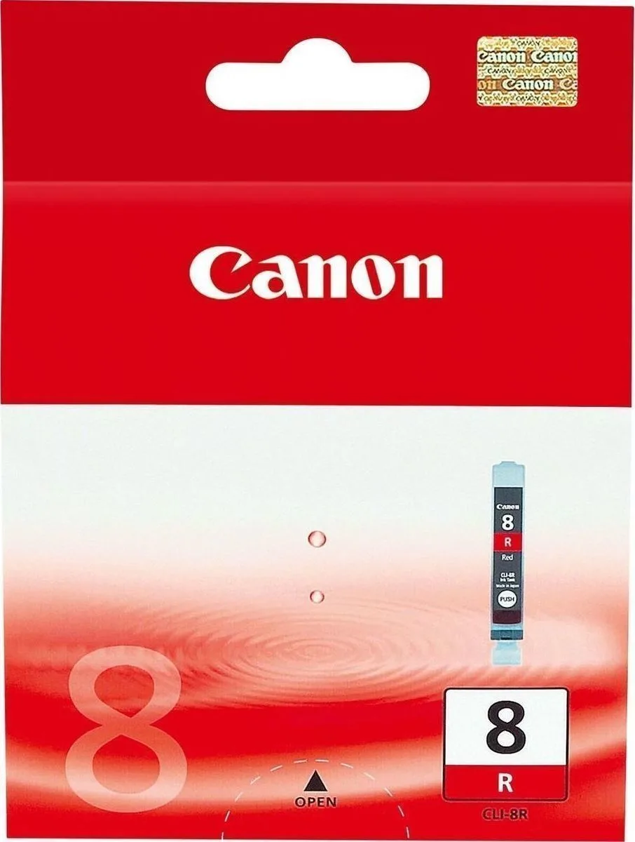 Canon CLI-8 Γνήσιο Μελάνι Εκτυπωτή InkJet Κόκκινο (0626B001) Canon CLI-8 Γνήσιο Μελάνι Εκτυπωτή InkJet Κόκκινο (0626B001) - Image 1