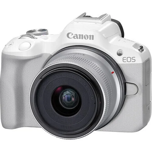 Canon EOS R50 Mirrorless Φωτογραφική Μηχανή Kit (RF-S 18-45mm f/4.5-6.3 IS STM) Λευκή Canon EOS R50 Mirrorless Φωτογραφική Μηχανή Kit (RF-S 18-45mm f/4.5-6.3 IS STM) Λευκή - Image 1