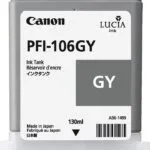 Canon PFI-106 Γνήσιο Μελάνι Εκτυπωτή InkJet Γκρι (6630B001)