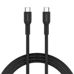 Canyon Braided USB 2.0 Cable USB-C male - USB-C 60W PD Μαύρο 1m CND-CCAP60AB10B