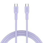 Canyon Braided USB 2.0 Cable USB-C male - USB-C / USB-A 60W Μωβ 1m CND-CCAP60AB10PU